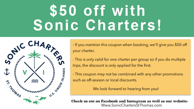 Sonic Charters Coupon
