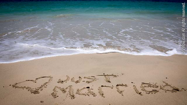 Just Married, Virgin Islands