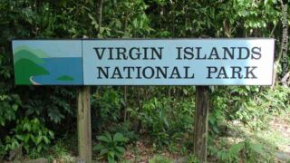 Virgin Islands National Park Sign