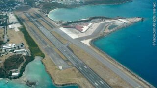 St. Thomas Airport Aerial