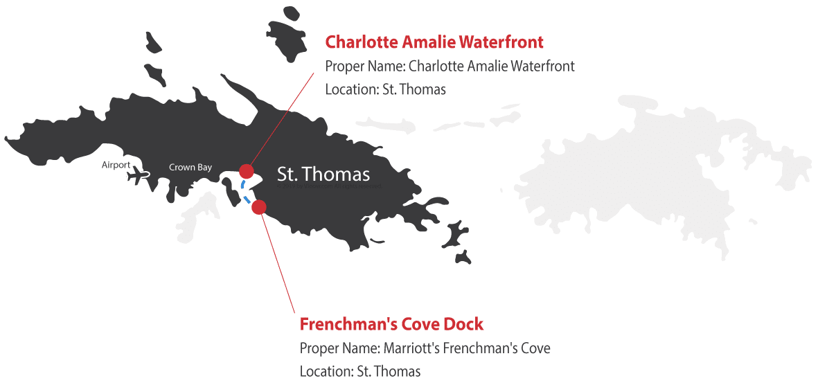 Frenchman’s Cove Ferry Map