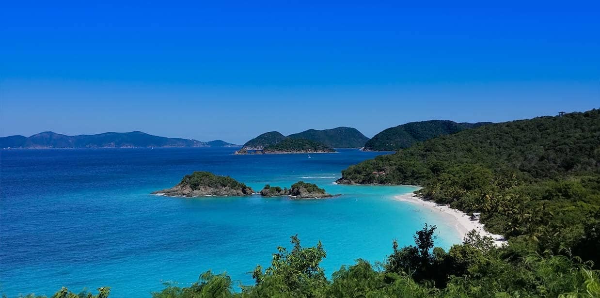 Trunk Bay, St. John lookout