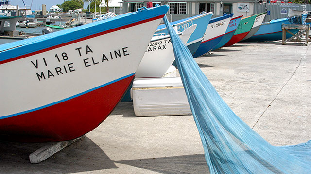 French town Boats