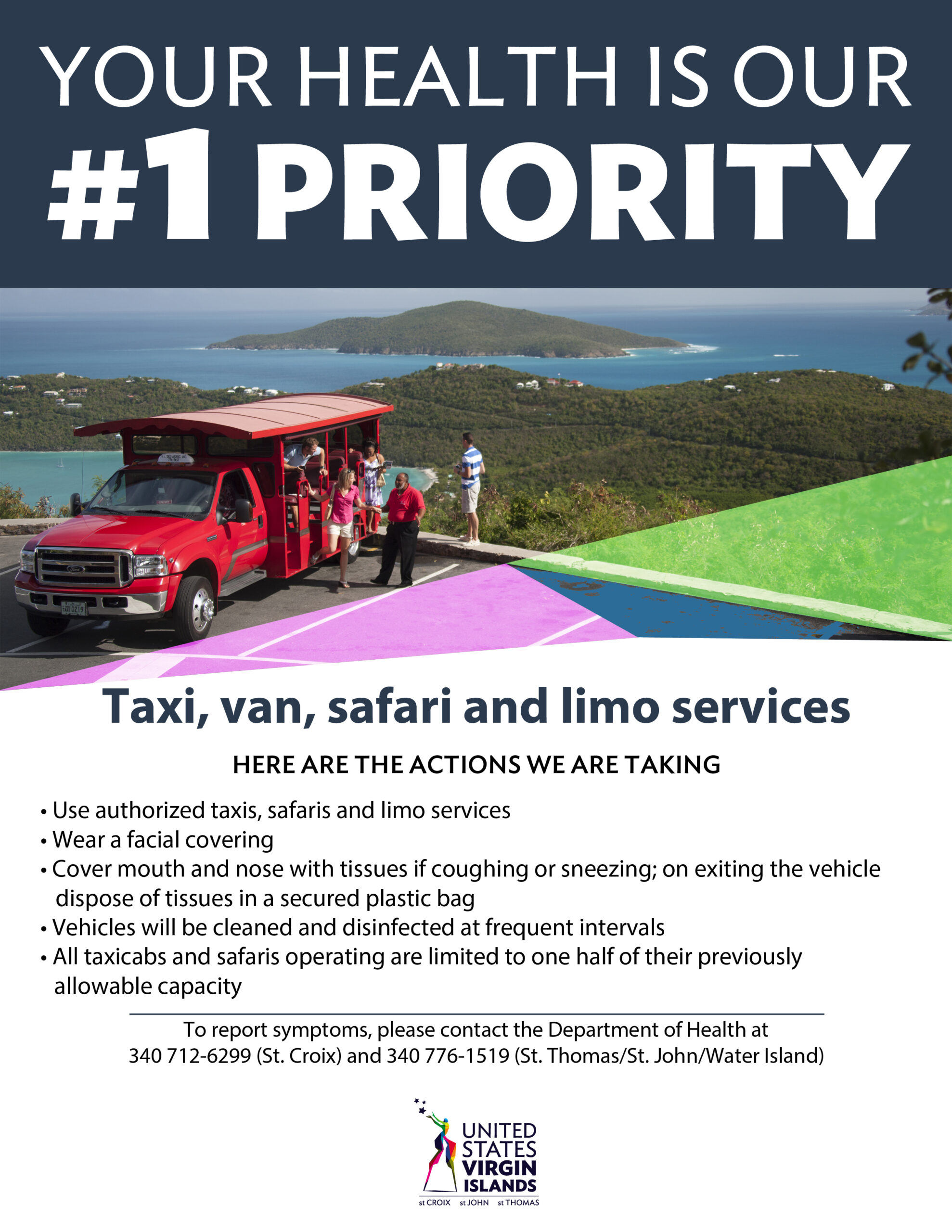 Taxi, Van, Safari, and Limo Services Safety Guidelines