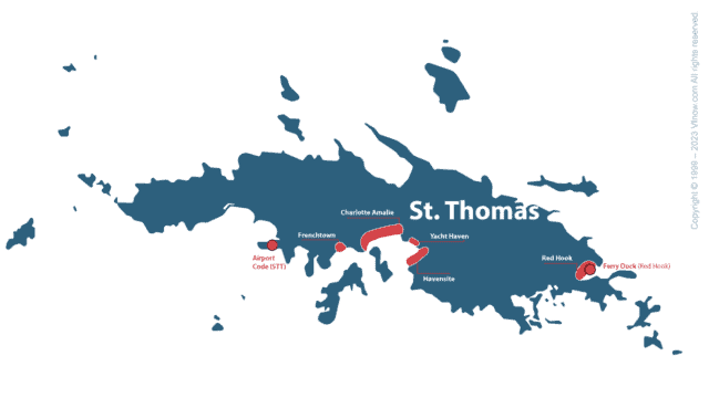 Best St. Thomas Nightspot Areas